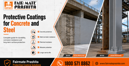 Fairmate Prashita protective coatings for concrete and steel surfaces in industrial and infrastructure projects