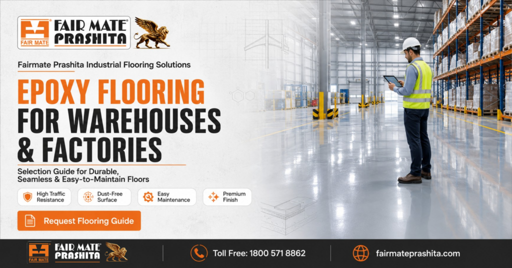 Epoxy flooring for warehouses & Factories
