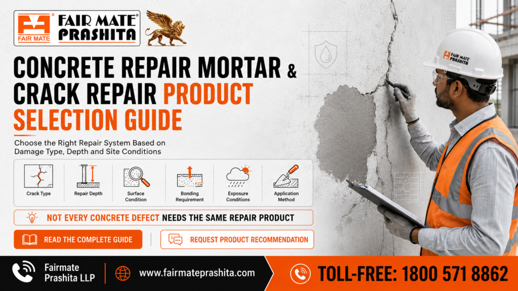 Concrete Repair Mortar and Crack Repair Product Selection Guide