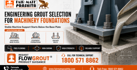 engineering grout for machinery foundations