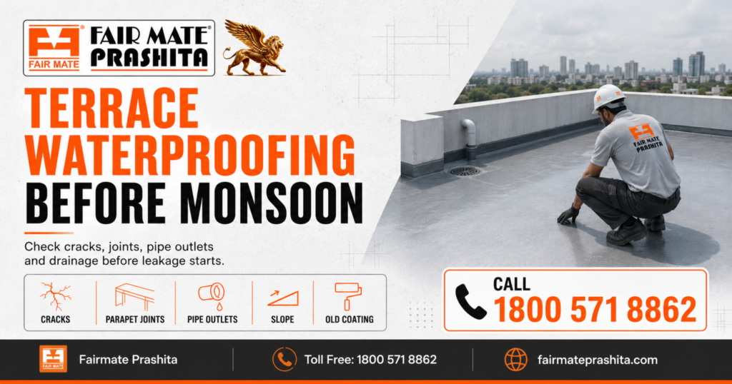 Terrace Waterproofing Before Monsoon