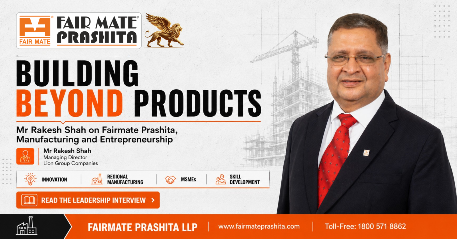 Mr Rakesh Shah Managing Director