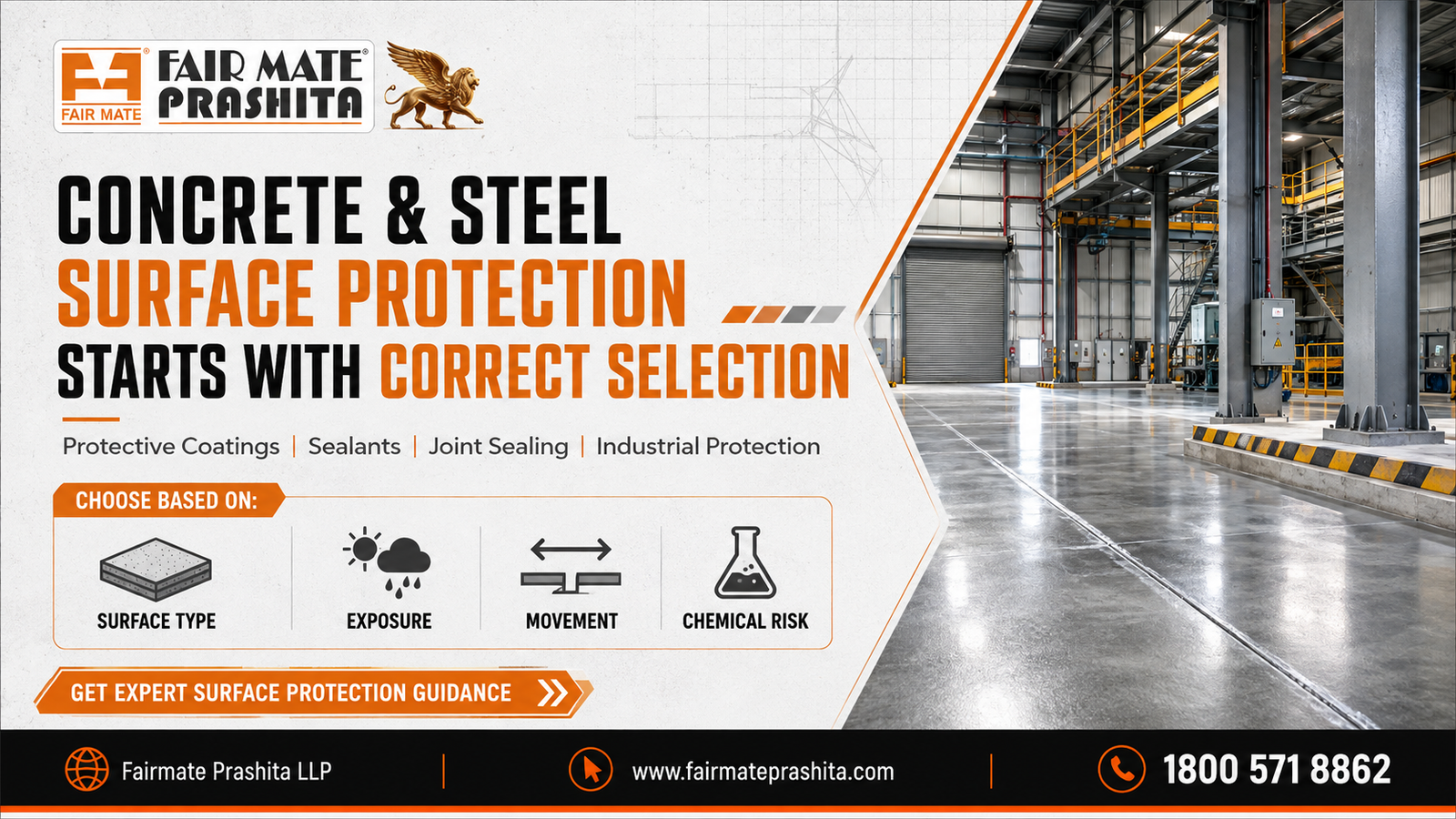 Concrete surface protection